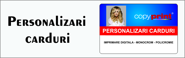 personalizare carduri